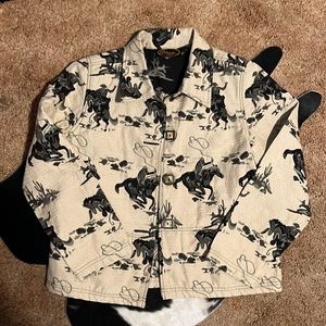 Alex Kim by Allure Cowboy Print Coat